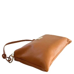 Brown Cowhide Clutch Bag