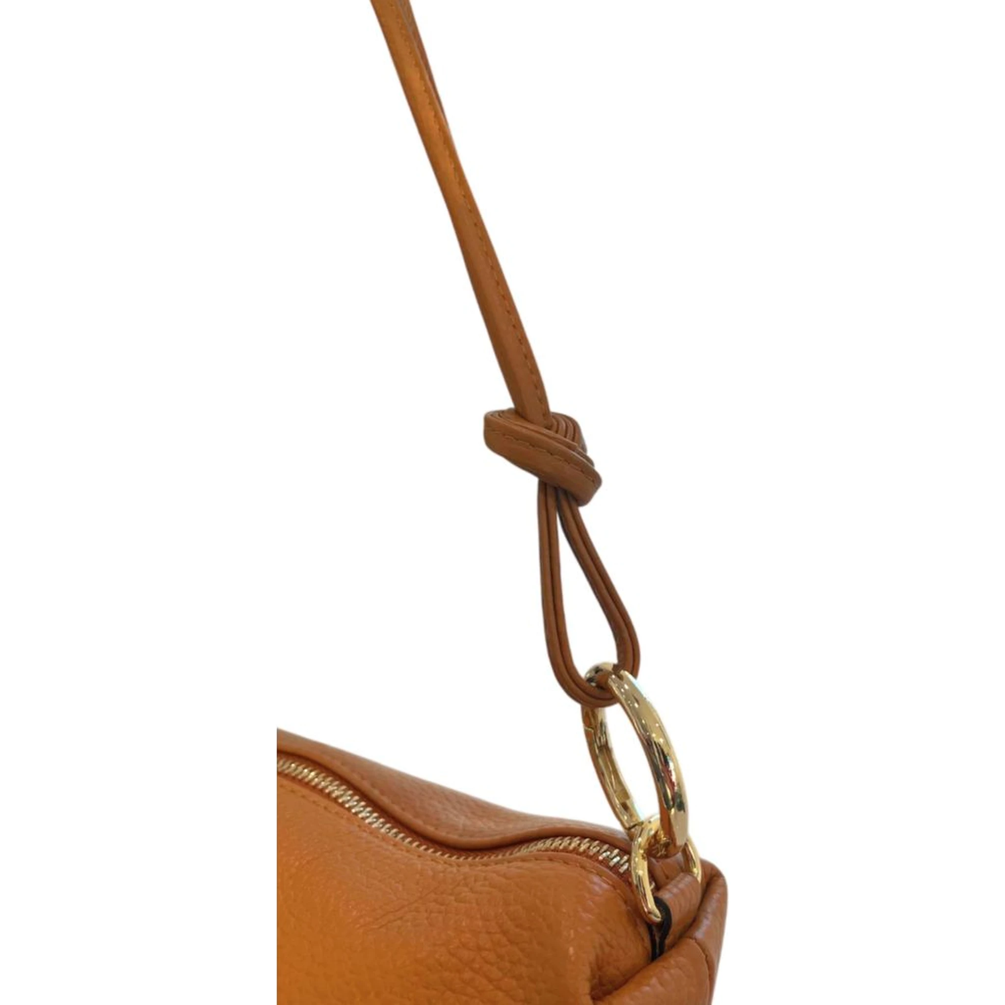 Brown Cowhide Clutch Bag