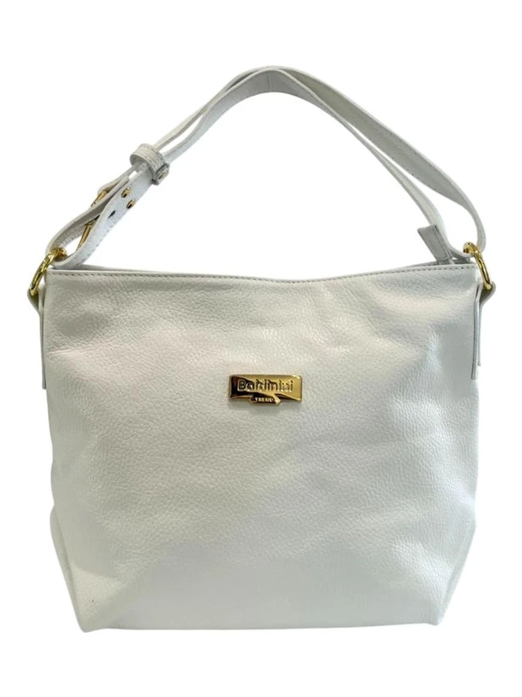 White Cowhide Clutch Bag