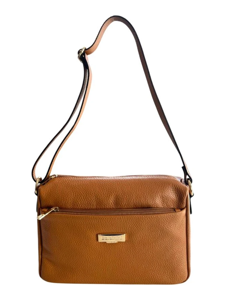 Brown Cowhide Crossbody Bag