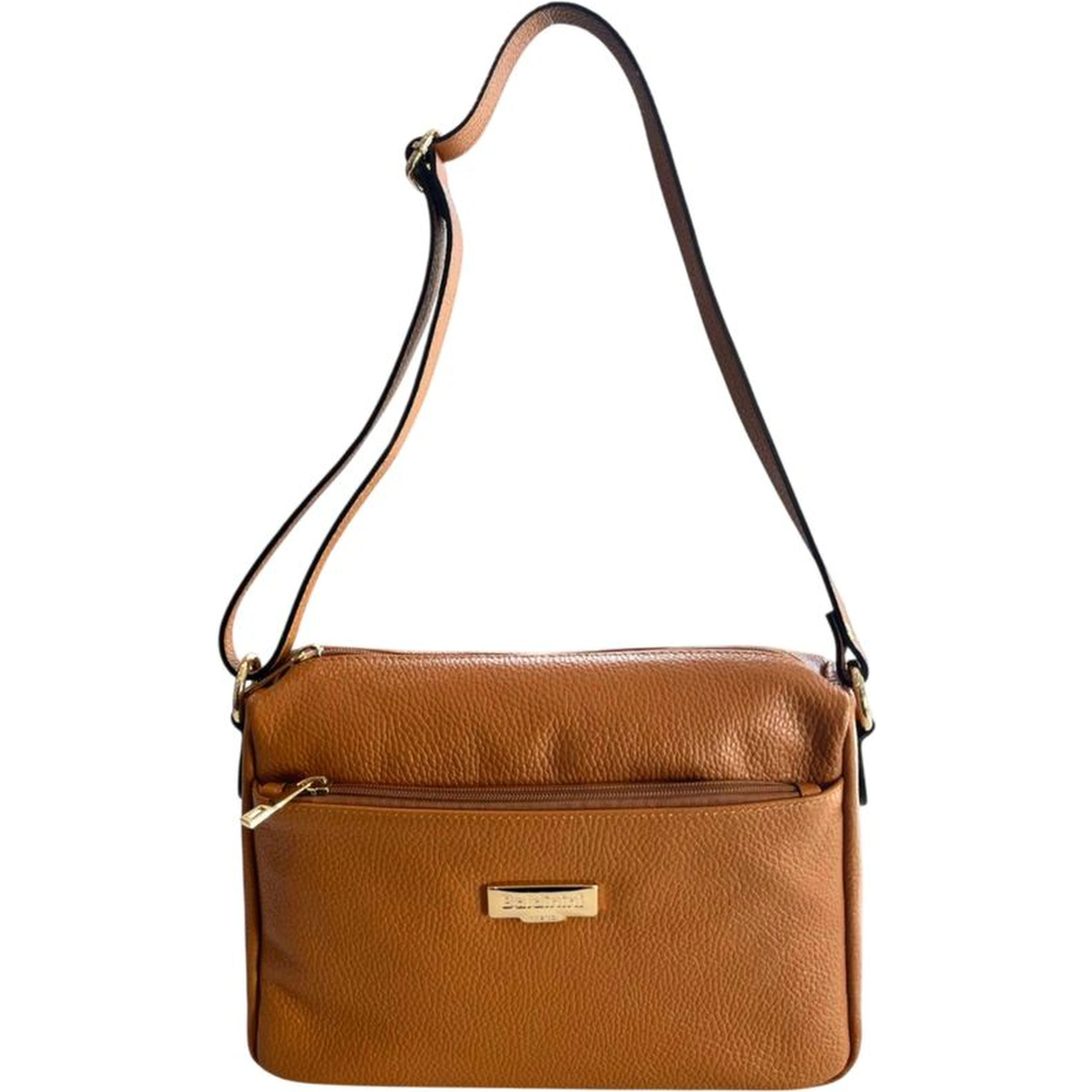 Brown Cowhide Crossbody Bag