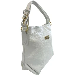 White Cowhide Clutch Bag