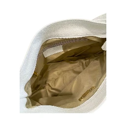White Cowhide Clutch Bag