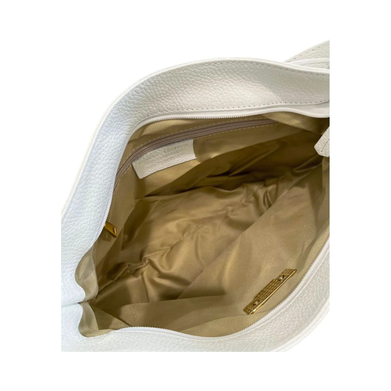 White Cowhide Clutch Bag