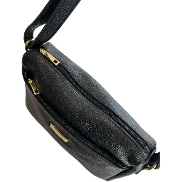 Black Cowhide Crossbody Bag