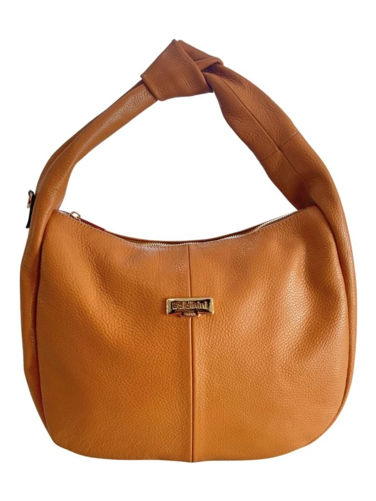 Brown Cowhide Clutch Bag