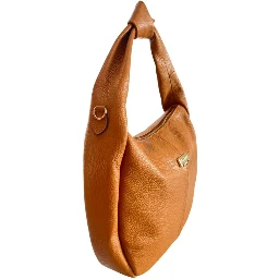 Brown Cowhide Clutch Bag