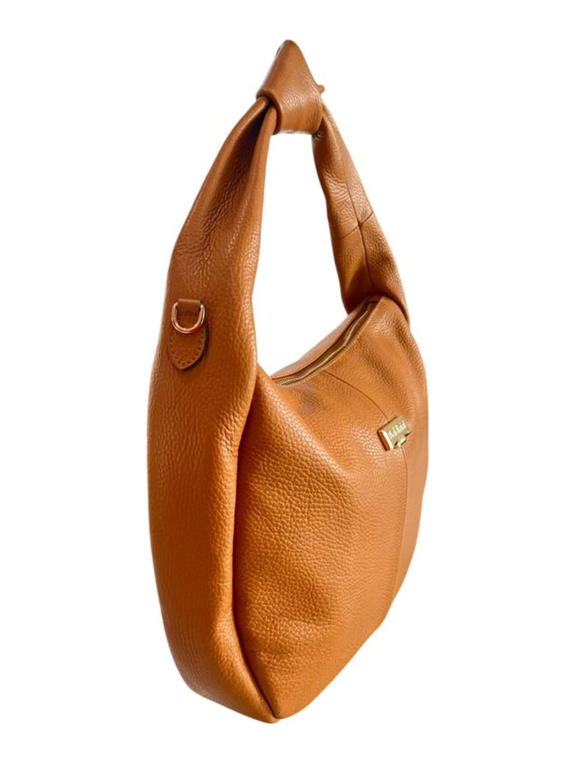 Brown Cowhide Clutch Bag