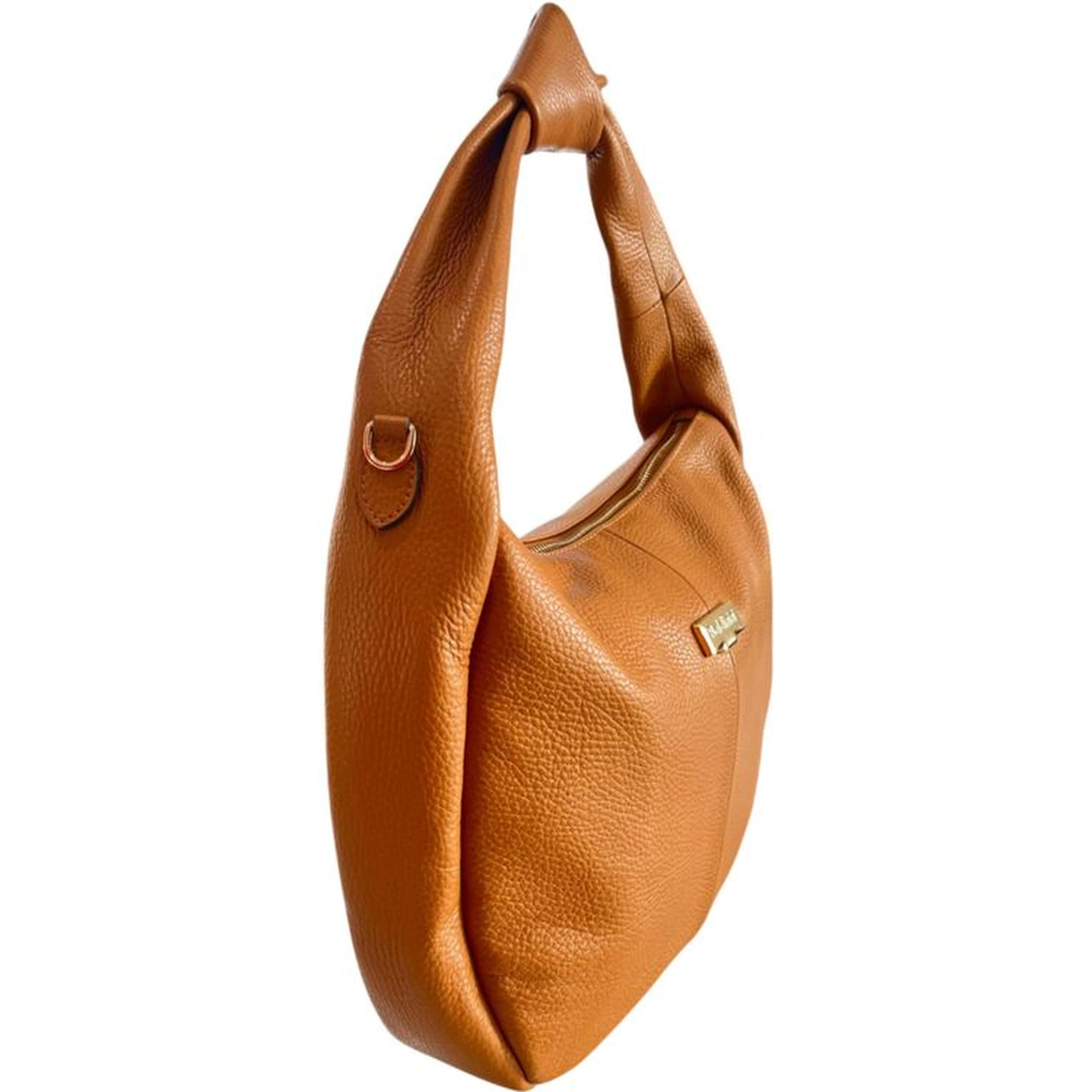 Brown Cowhide Clutch Bag