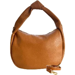Brown Cowhide Clutch Bag