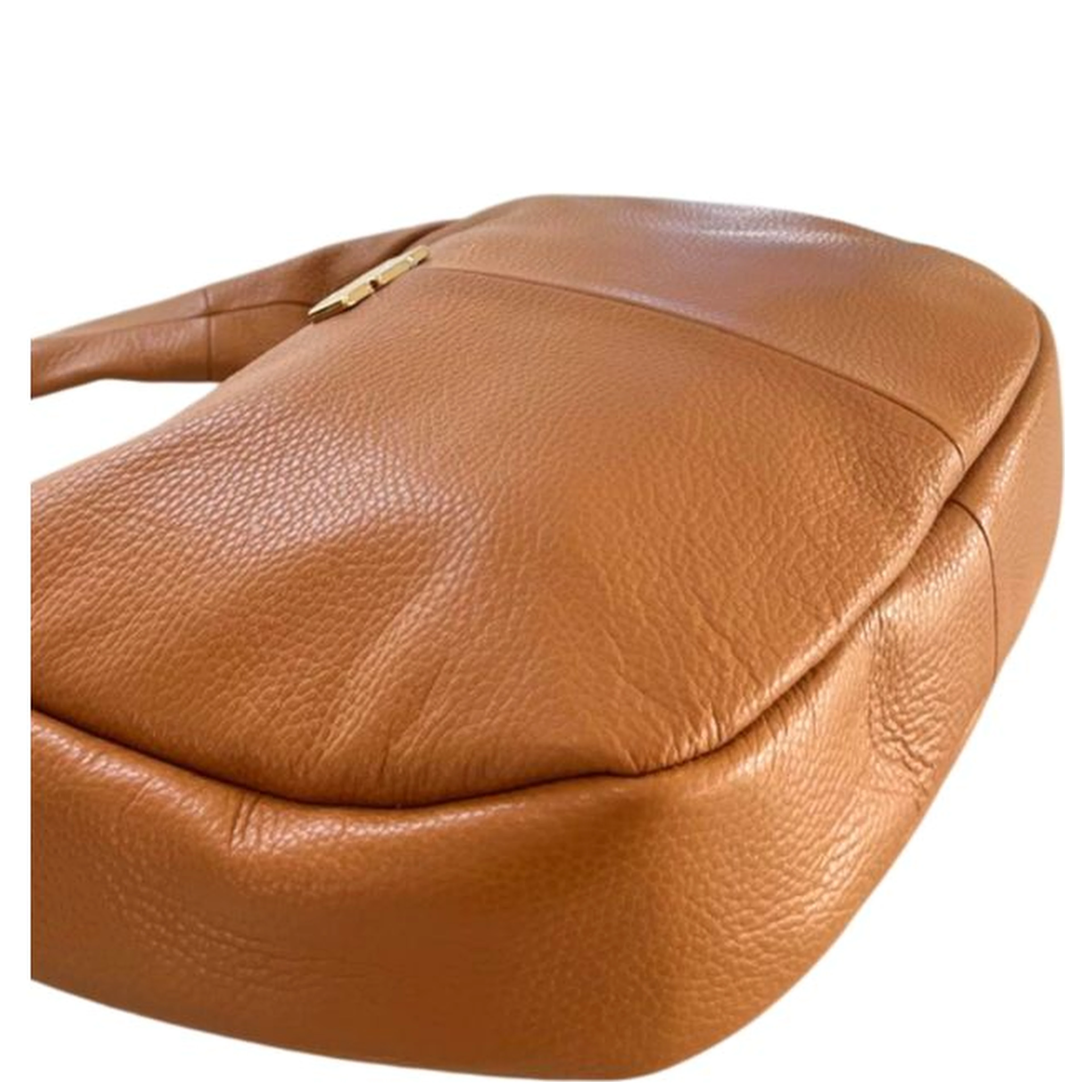 Brown Cowhide Clutch Bag