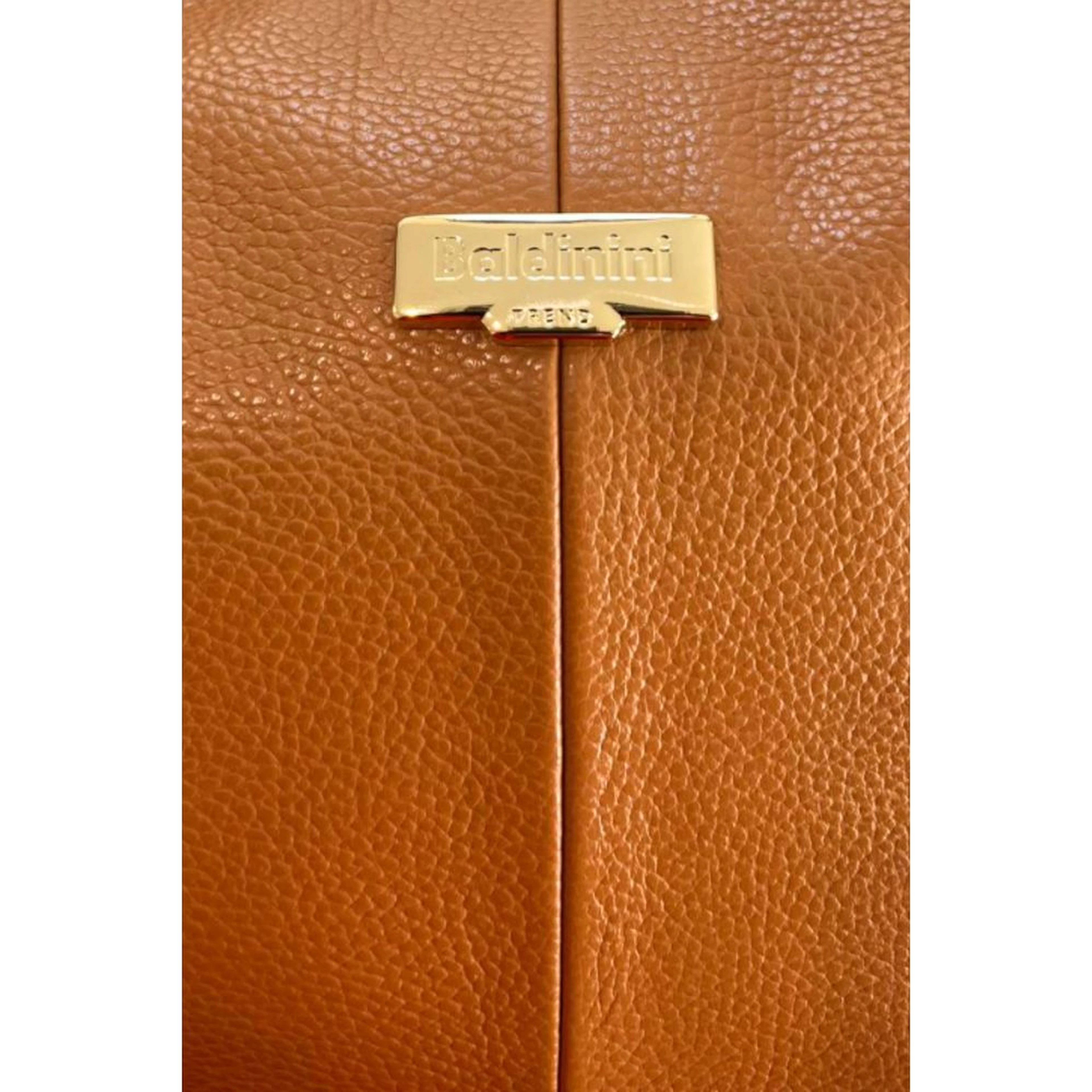 Brown Cowhide Clutch Bag