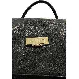 Black Cowhide Backpack