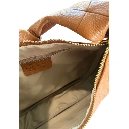 Brown Cowhide Clutch Bag