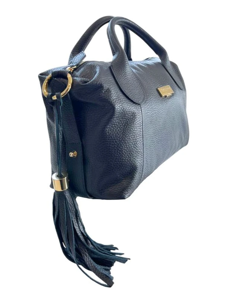 Blue Cowhide Shoulder Bag alternative