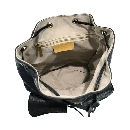 Black Cowhide Backpack