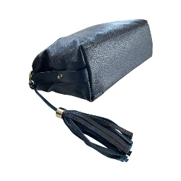 Blue Cowhide Shoulder Bag