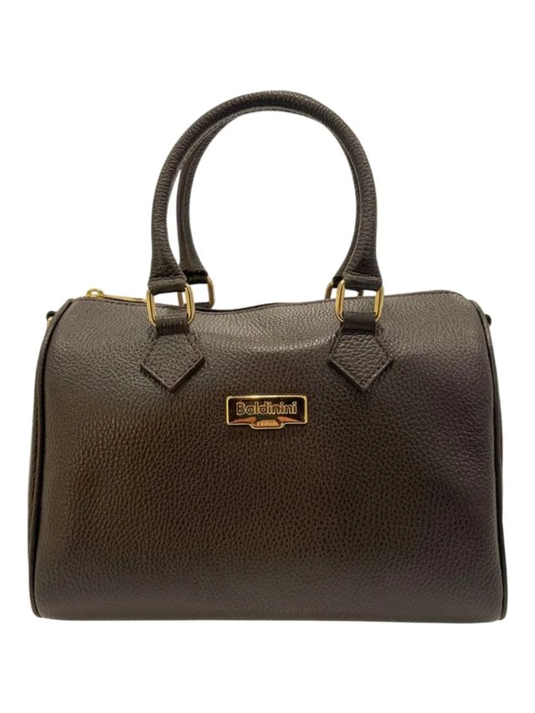 Brown Cowhide Shoulder Bag