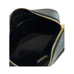 Black Cowhide Crossbody Bag