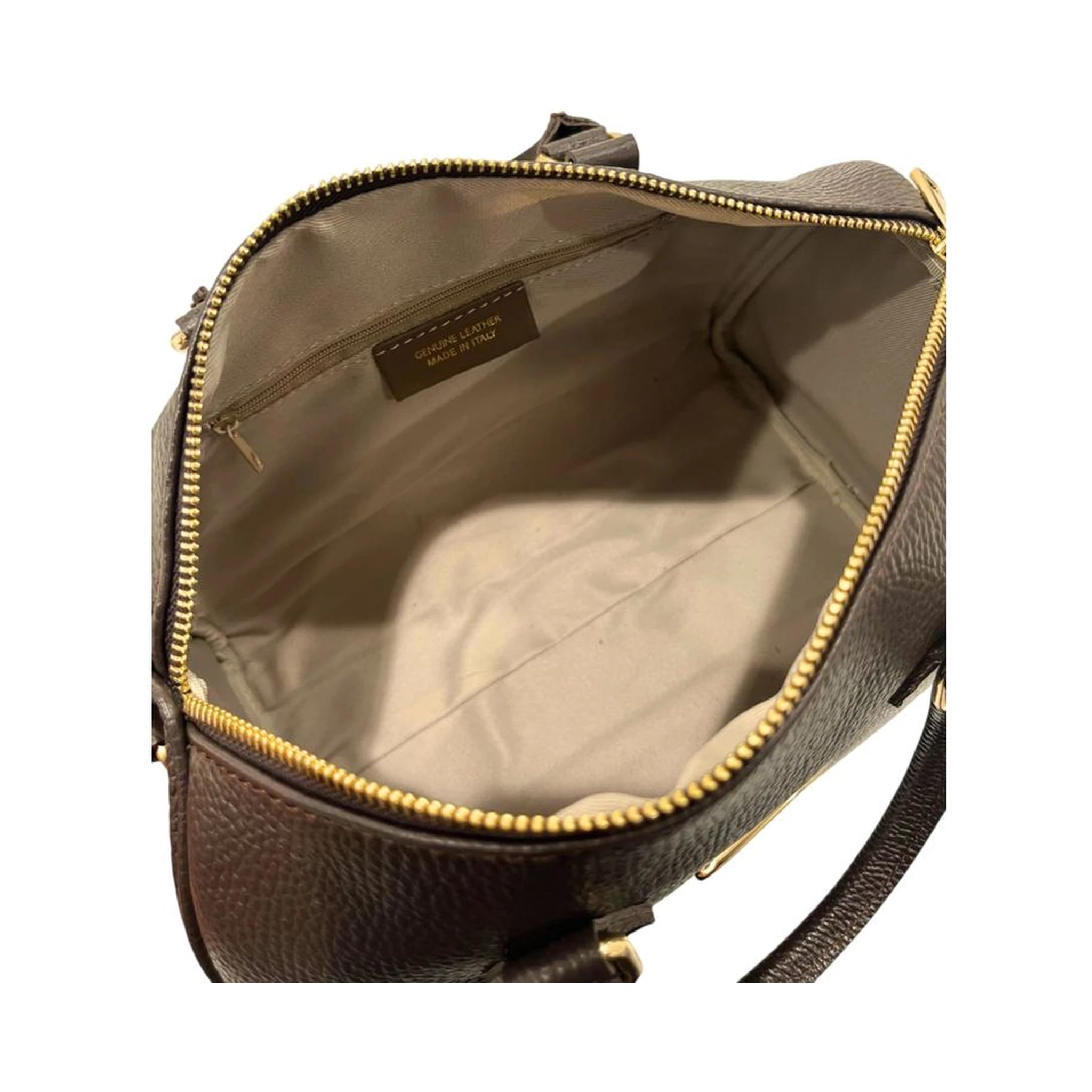 Brown Cowhide Shoulder Bag