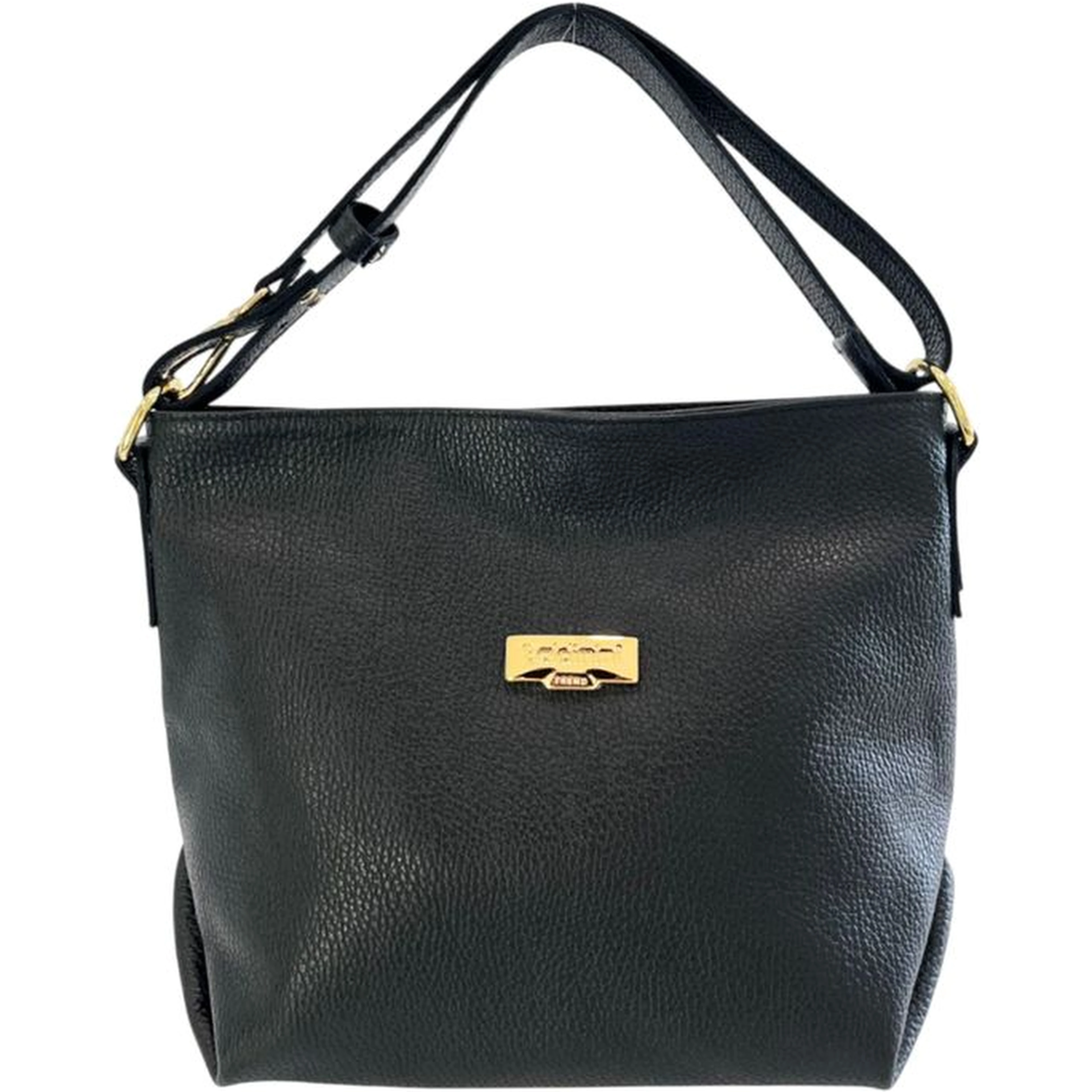 Black Cowhide Clutch Bag