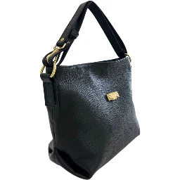 Black Cowhide Clutch Bag
