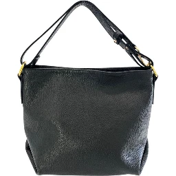 Black Cowhide Clutch Bag