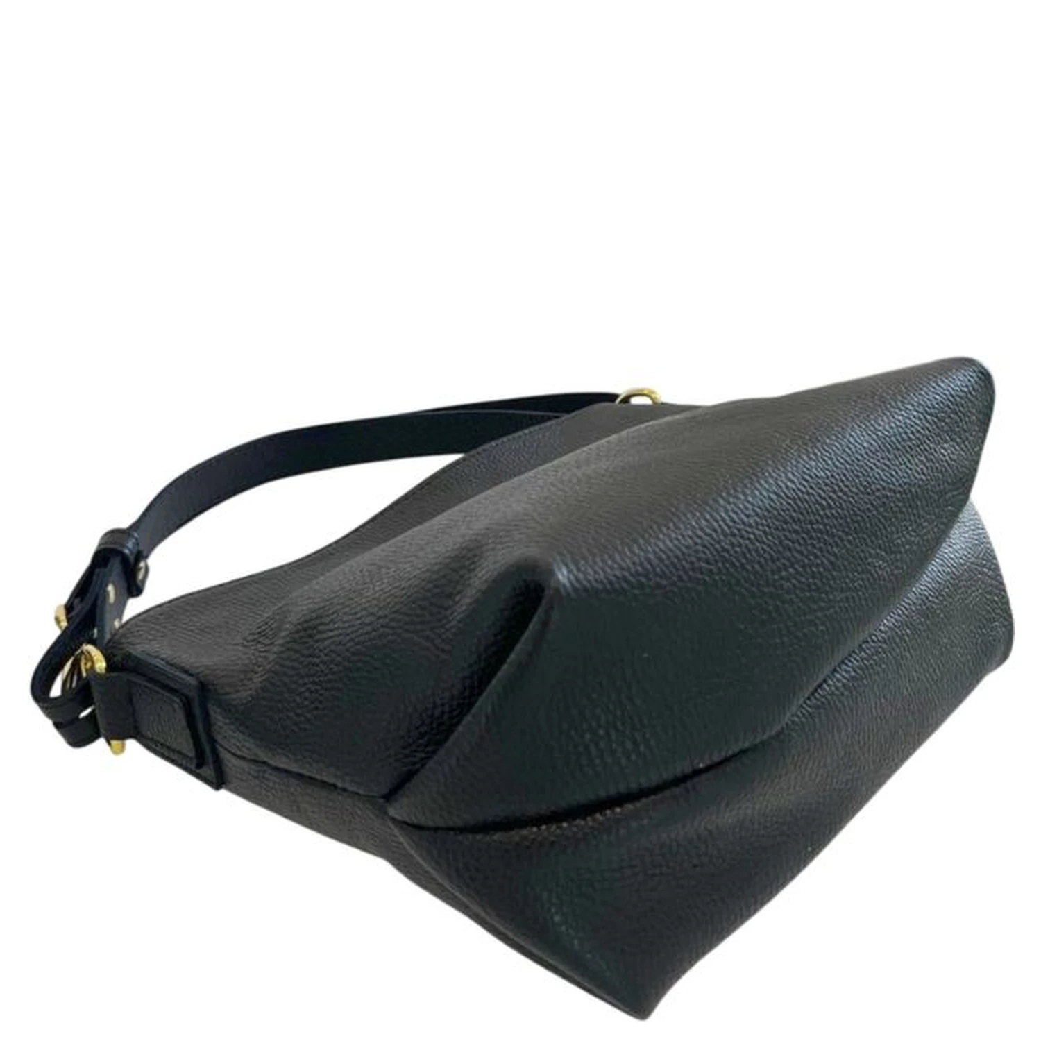 Black Cowhide Clutch Bag