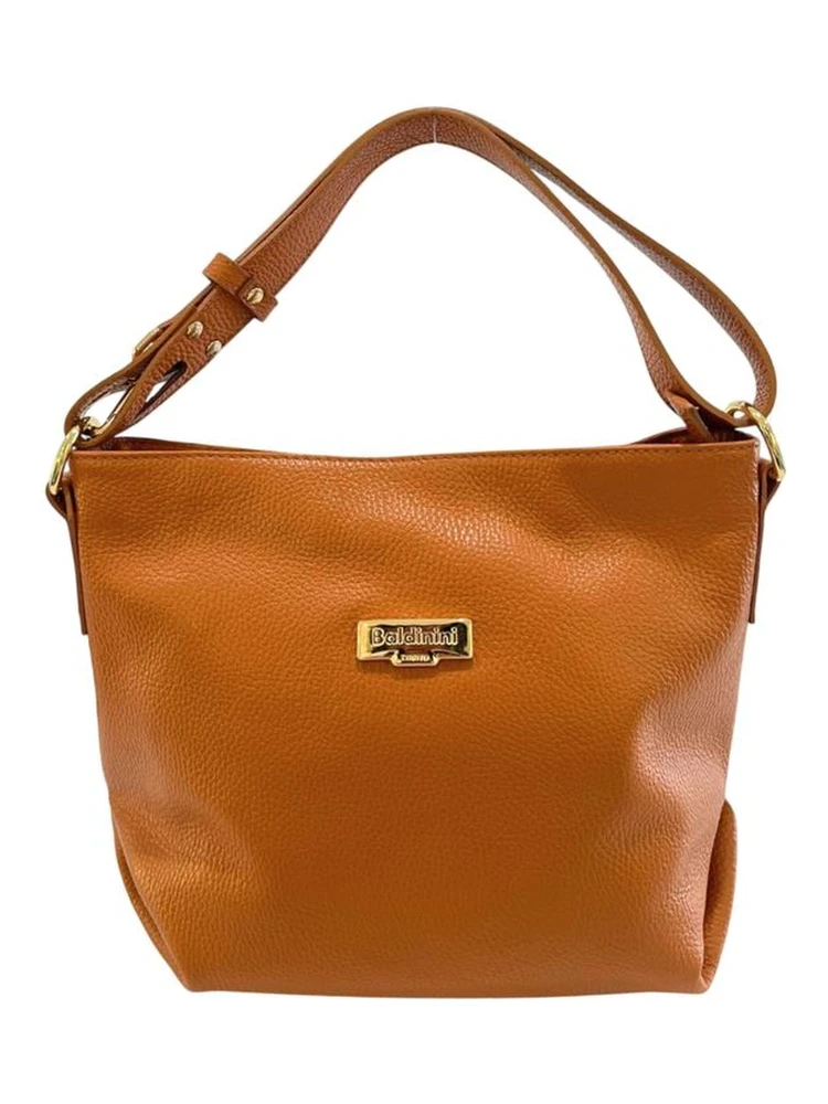 Brown Cowhide Clutch Bag