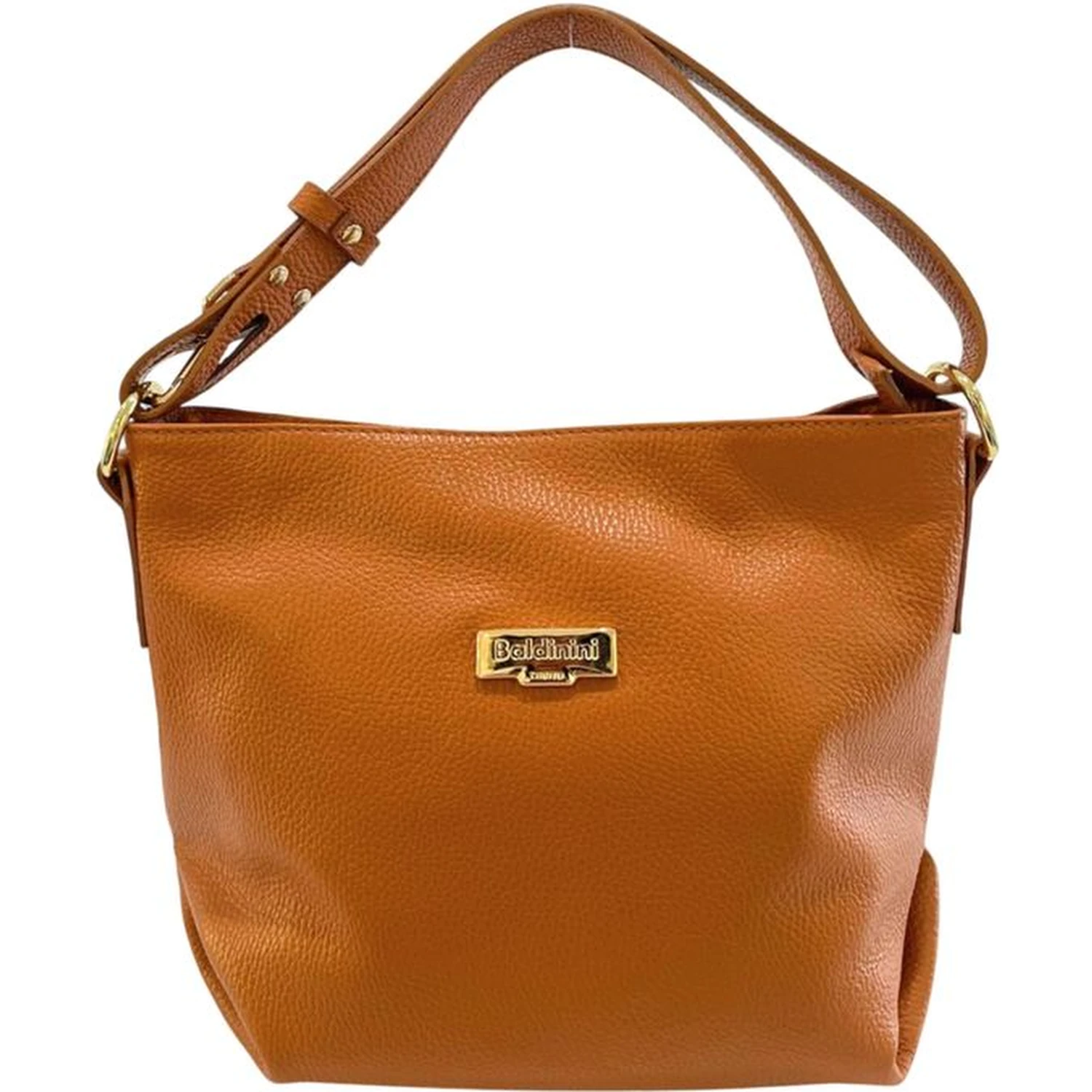 Brown Cowhide Clutch Bag