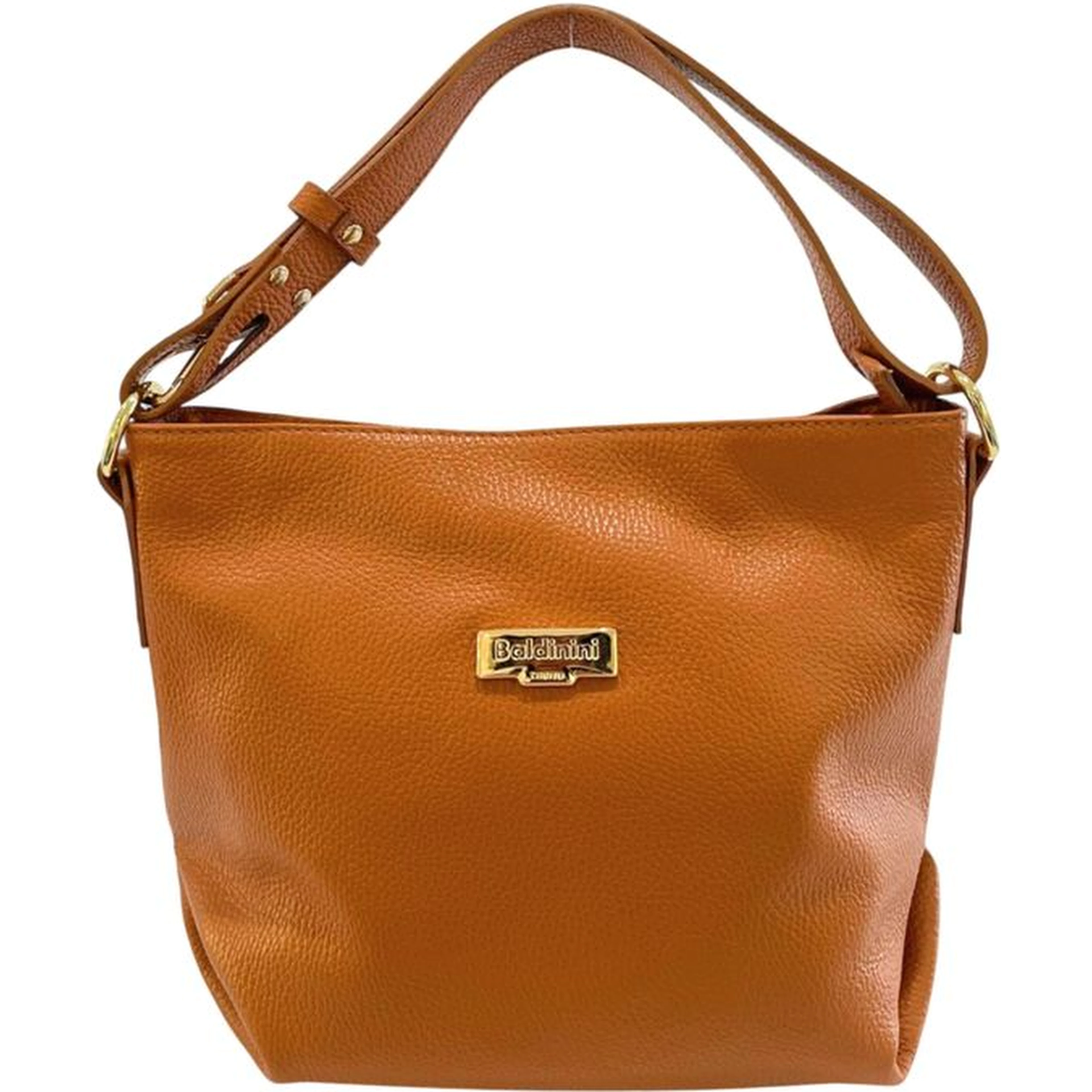 Brown Cowhide Clutch Bag