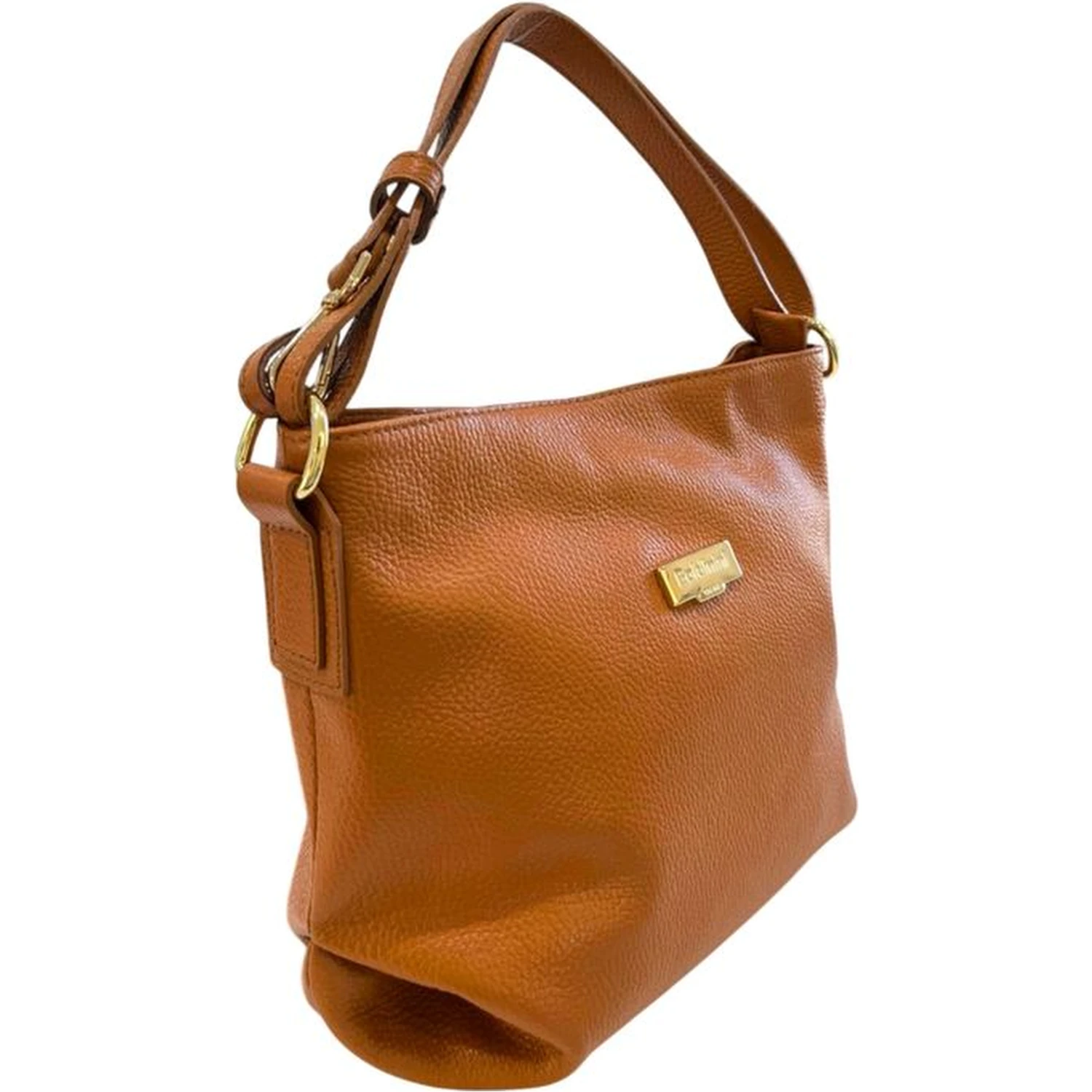 Brown Cowhide Clutch Bag
