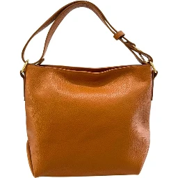 Brown Cowhide Clutch Bag
