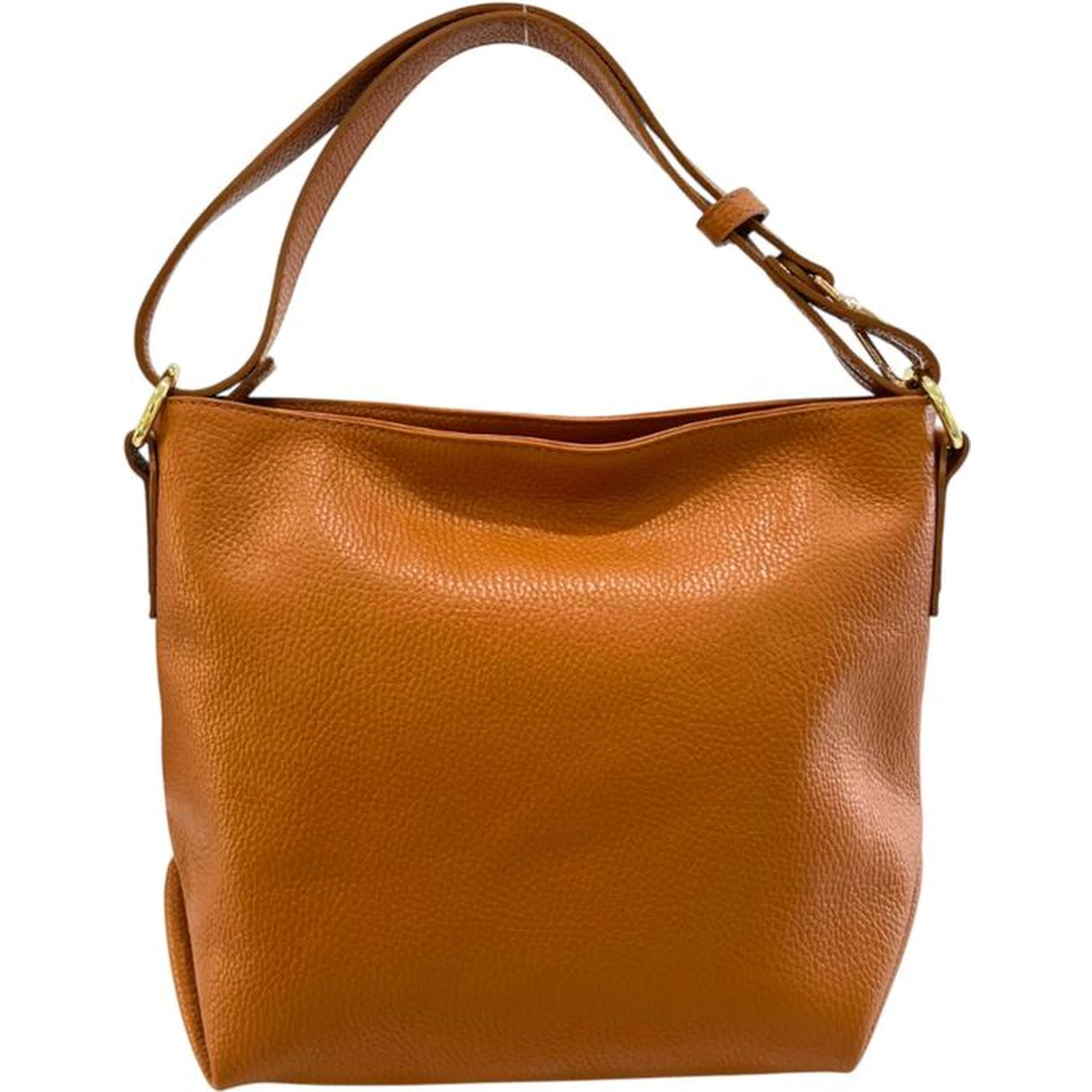 Brown Cowhide Clutch Bag