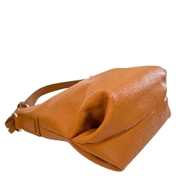 Brown Cowhide Clutch Bag