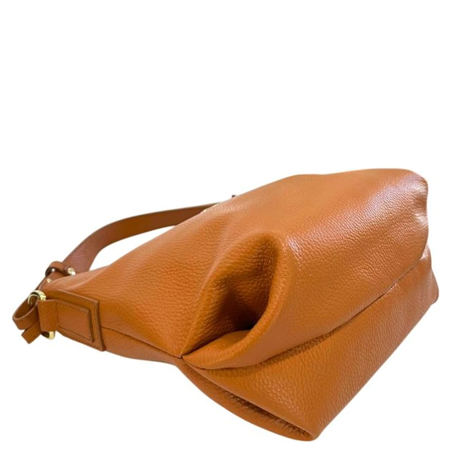 Brown Cowhide Clutch Bag