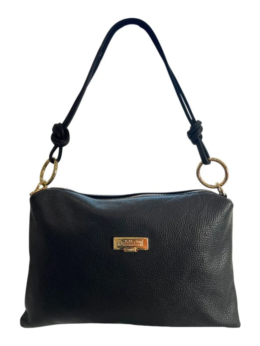 Black Cowhide Clutch Bag
