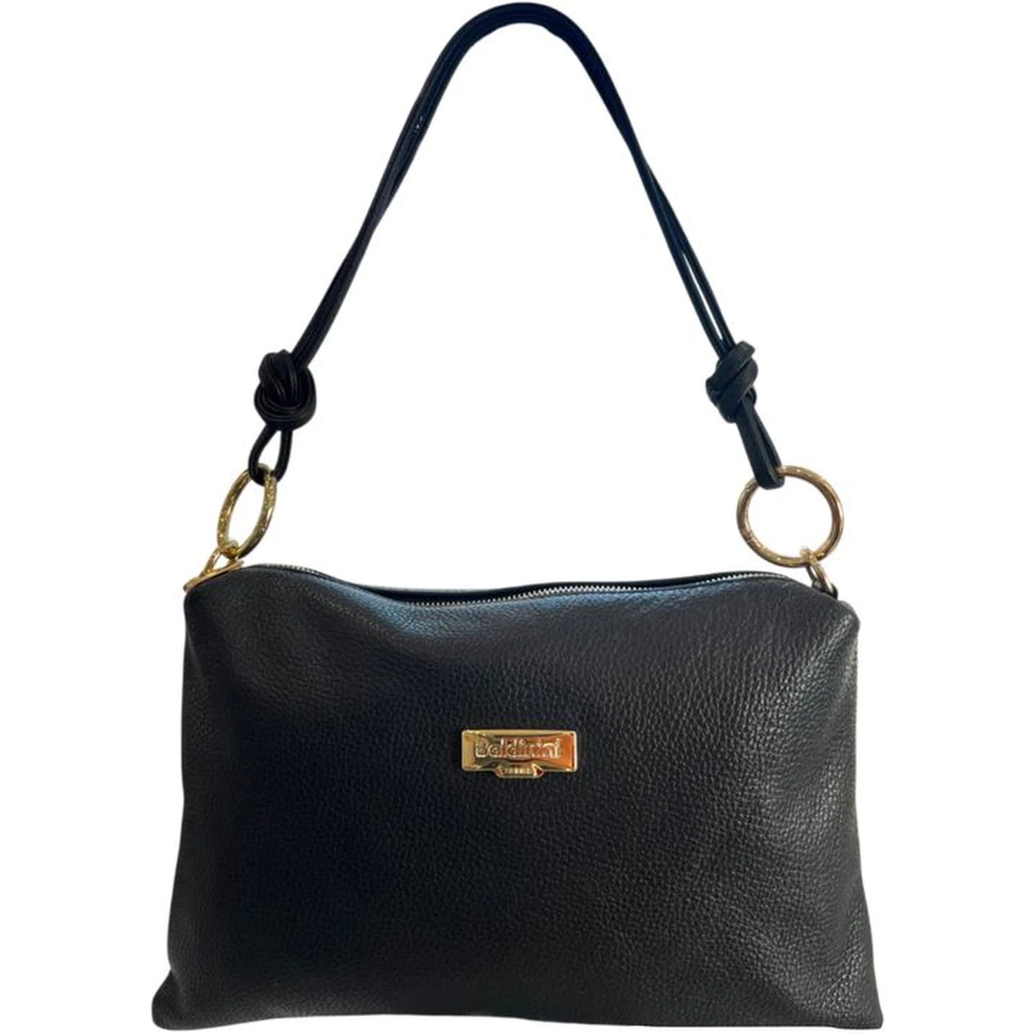 Black Cowhide Clutch Bag