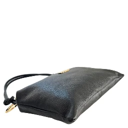 Black Cowhide Clutch Bag