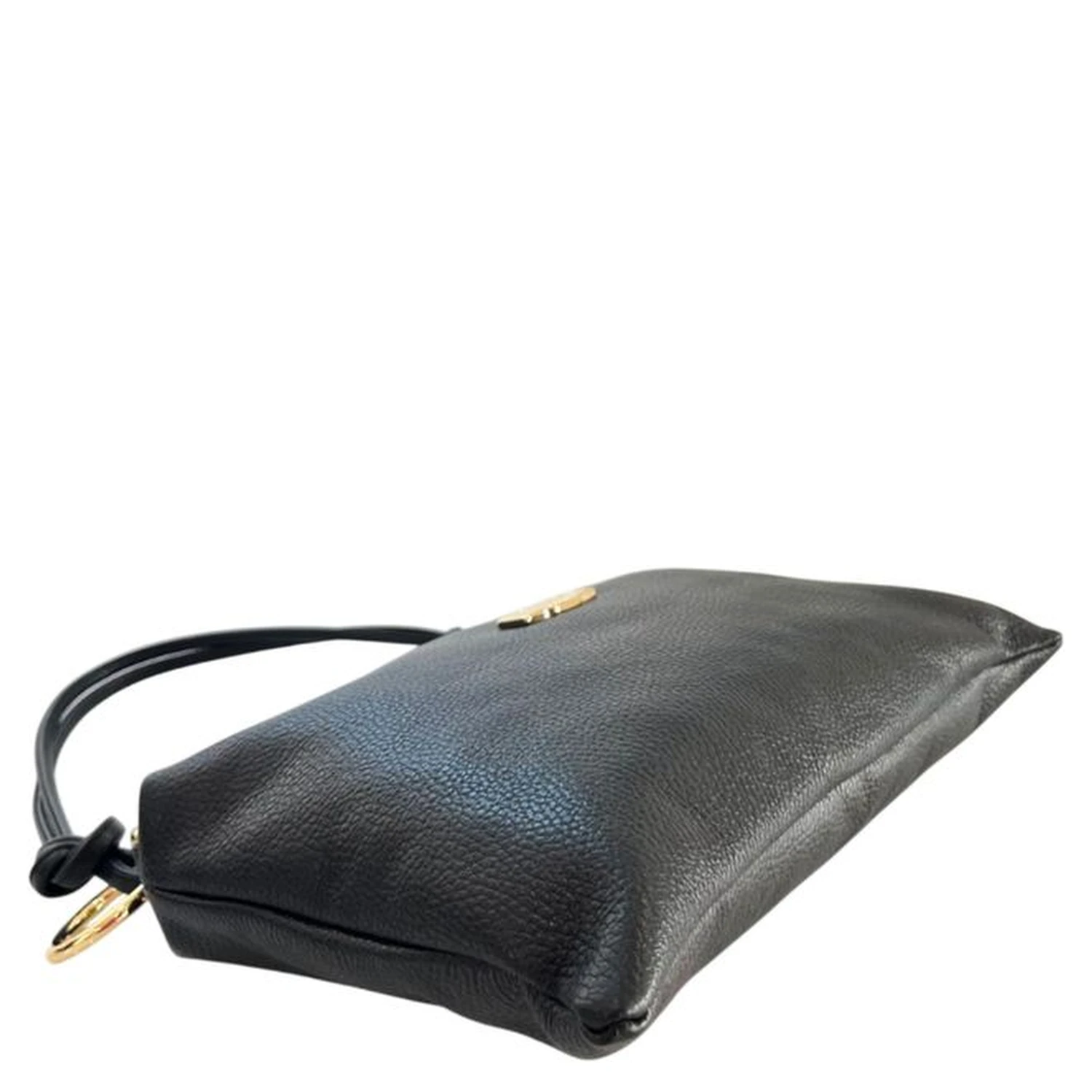 Black Cowhide Clutch Bag