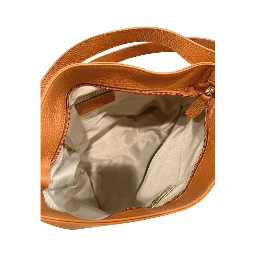 Brown Cowhide Clutch Bag
