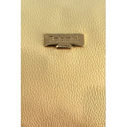 Bicolor Cowhide Clutch Bag