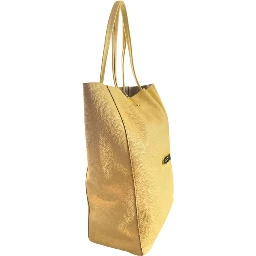 Bicolor Cowhide Clutch Bag