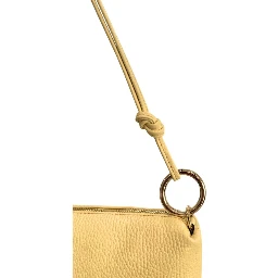 Bicolor Cowhide Clutch Bag