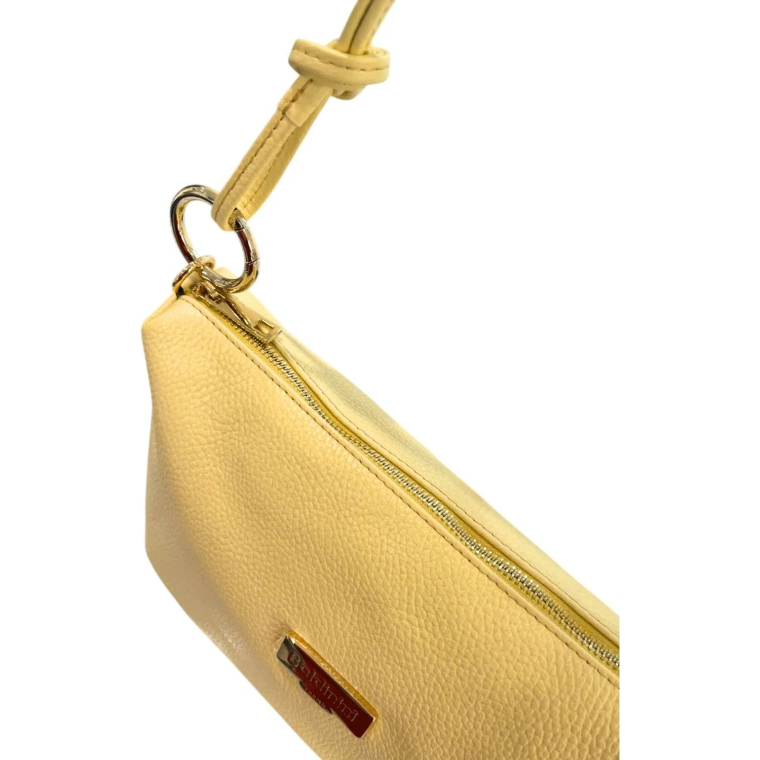 Bicolor Cowhide Clutch Bag