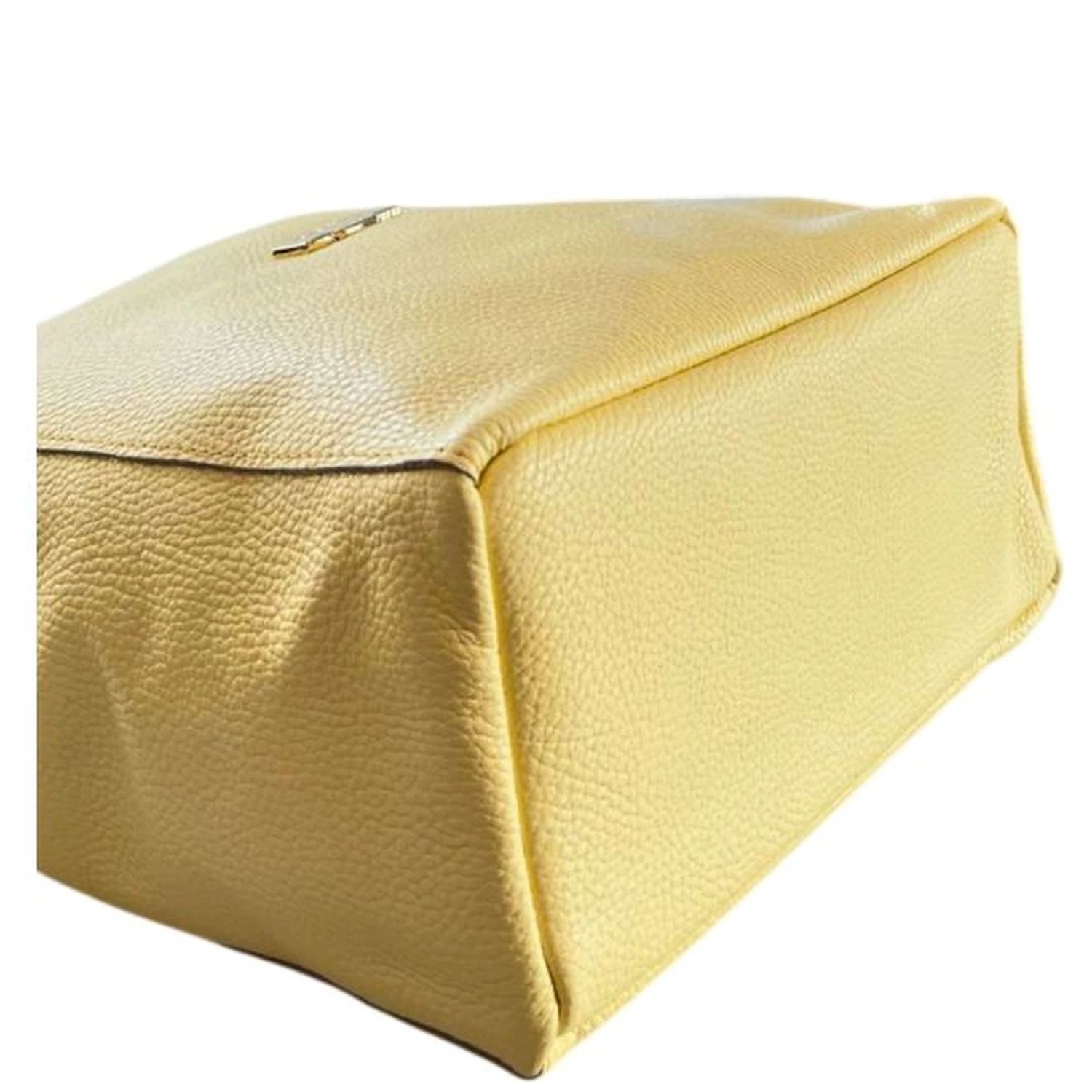 Bicolor Cowhide Clutch Bag
