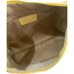 Bicolor Cowhide Clutch Bag