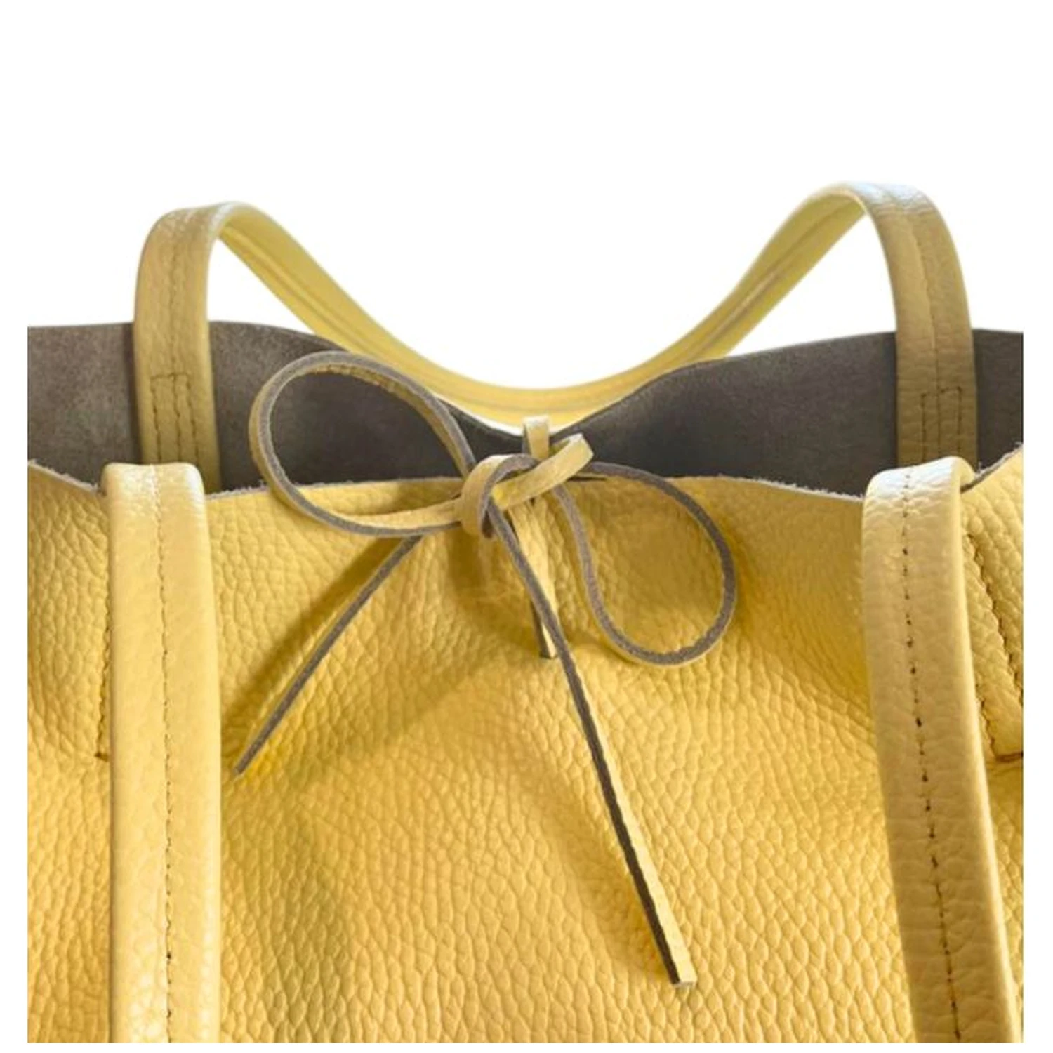 Bicolor Cowhide Clutch Bag