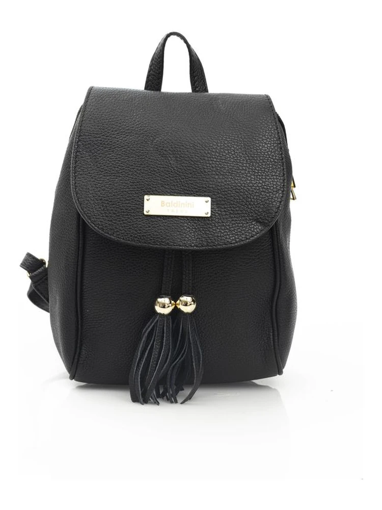 Black Cowhide Crossbody Bag