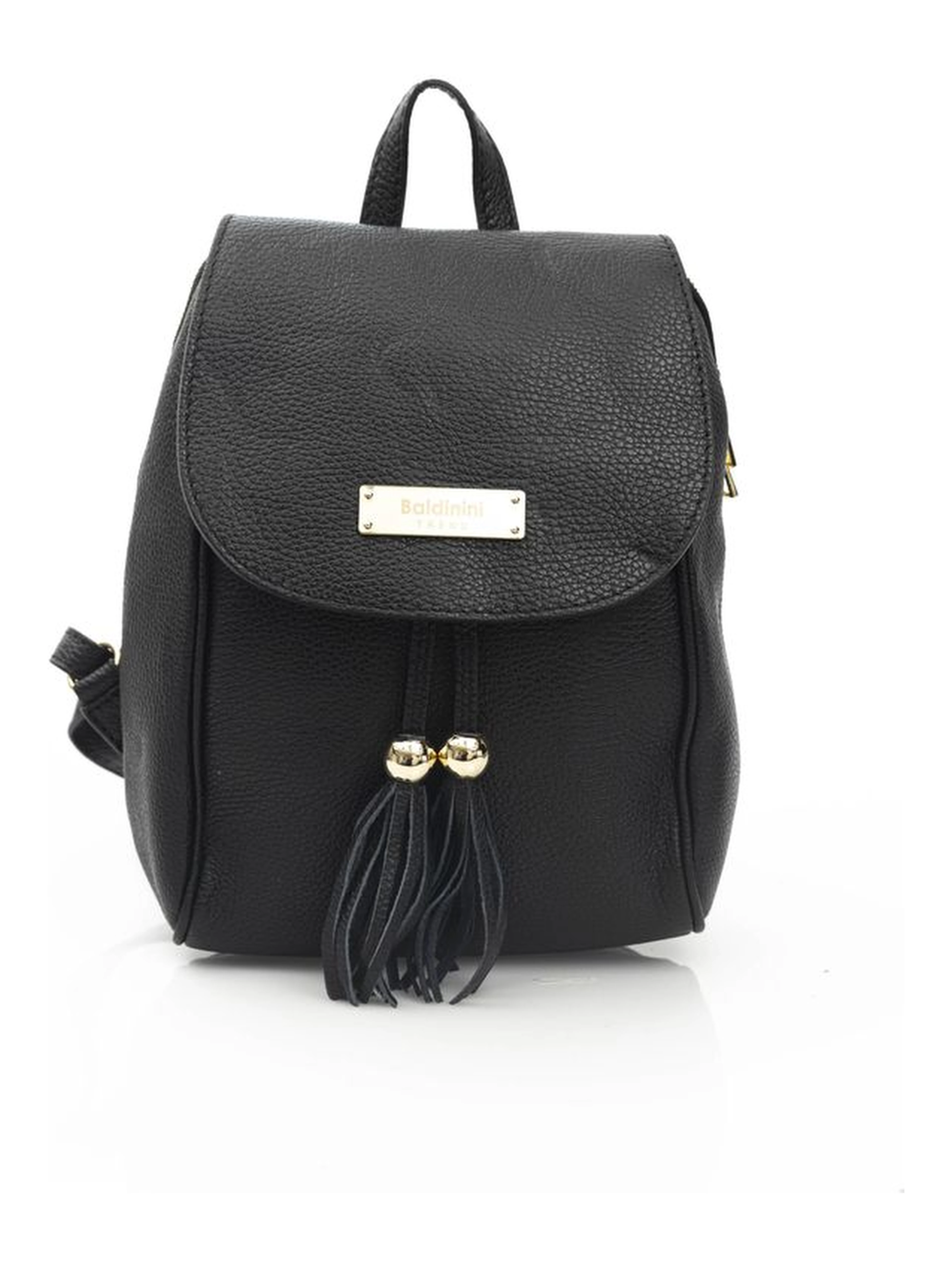 Black Cowhide Crossbody Bag
